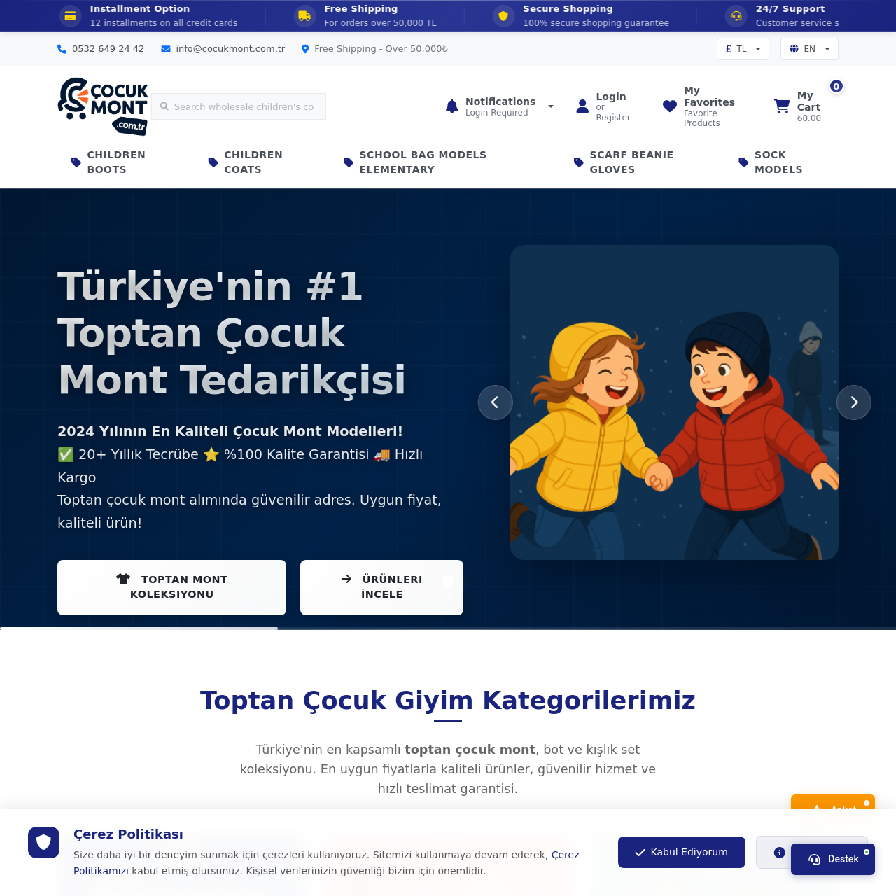 Çocuk Mont — Referans