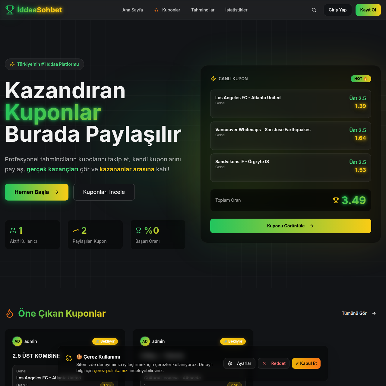 İddaa Sohbet — Referans