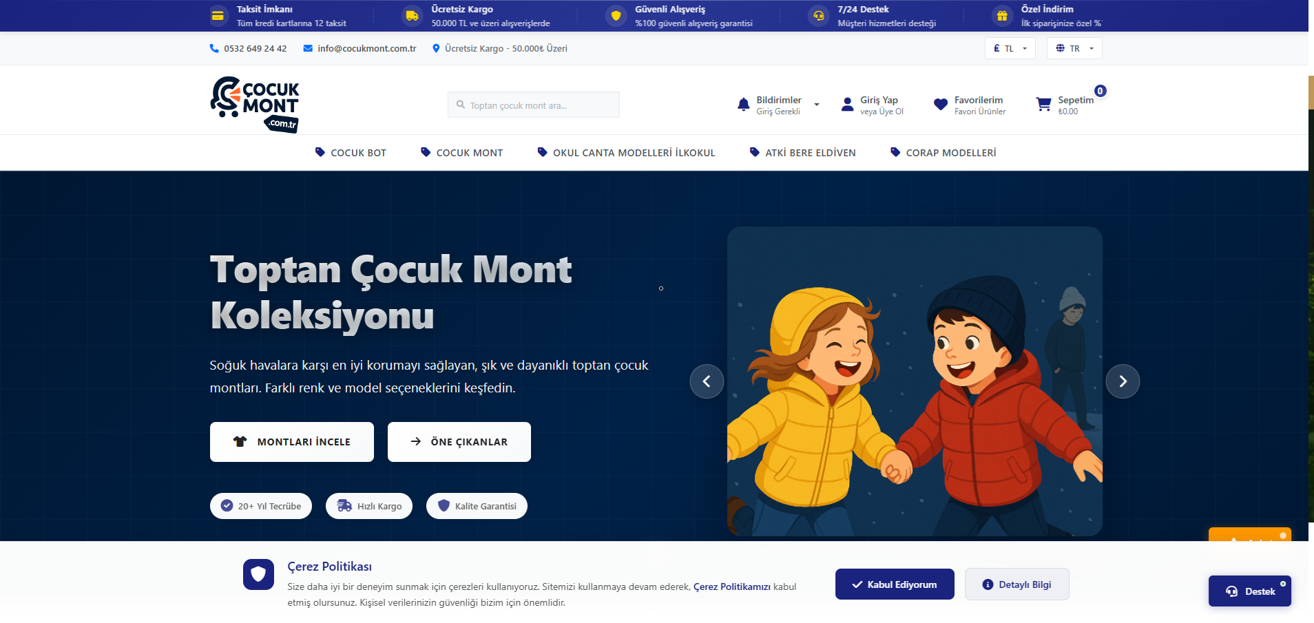cocukmont.com.tr — e‑ticaret sitesi ve SEO
